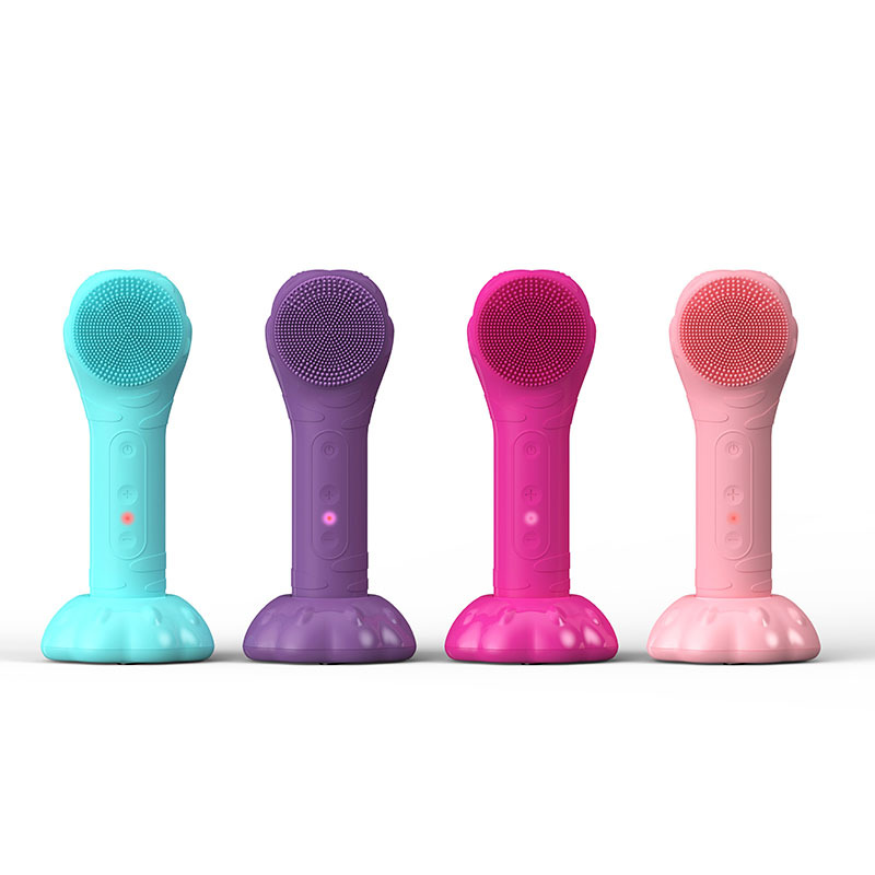 Electric Face Cleanser Brush - Electric Face Washing Brush with Base,