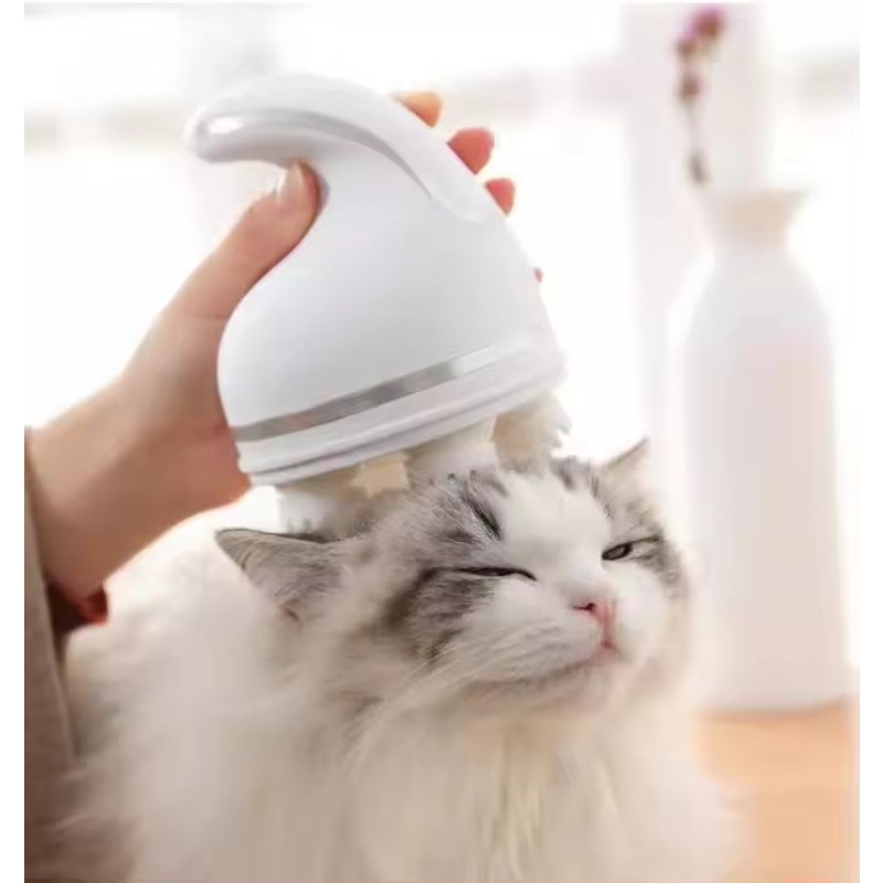 Hair Scalp Massager - Cat Smart Automatic Silicone Rechargeable Electric