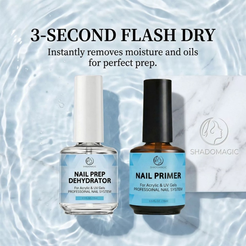 Nail Dehydrator Primer - 15ml Nail Prep Dehydrator Acid Free
