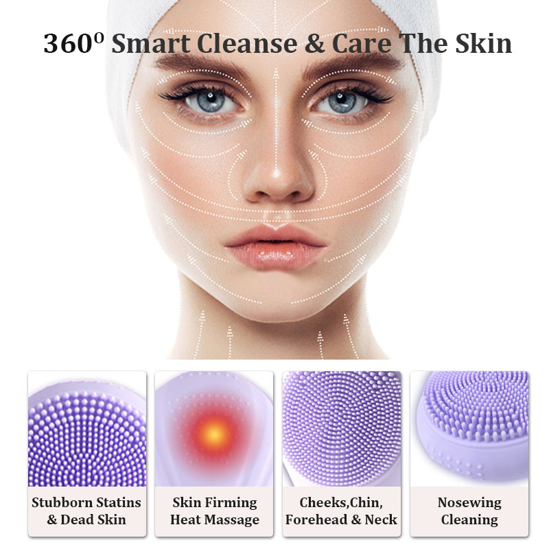 Sonic Waterproof Facial Cleans - Electric Face Cleanser Brush recension och pris