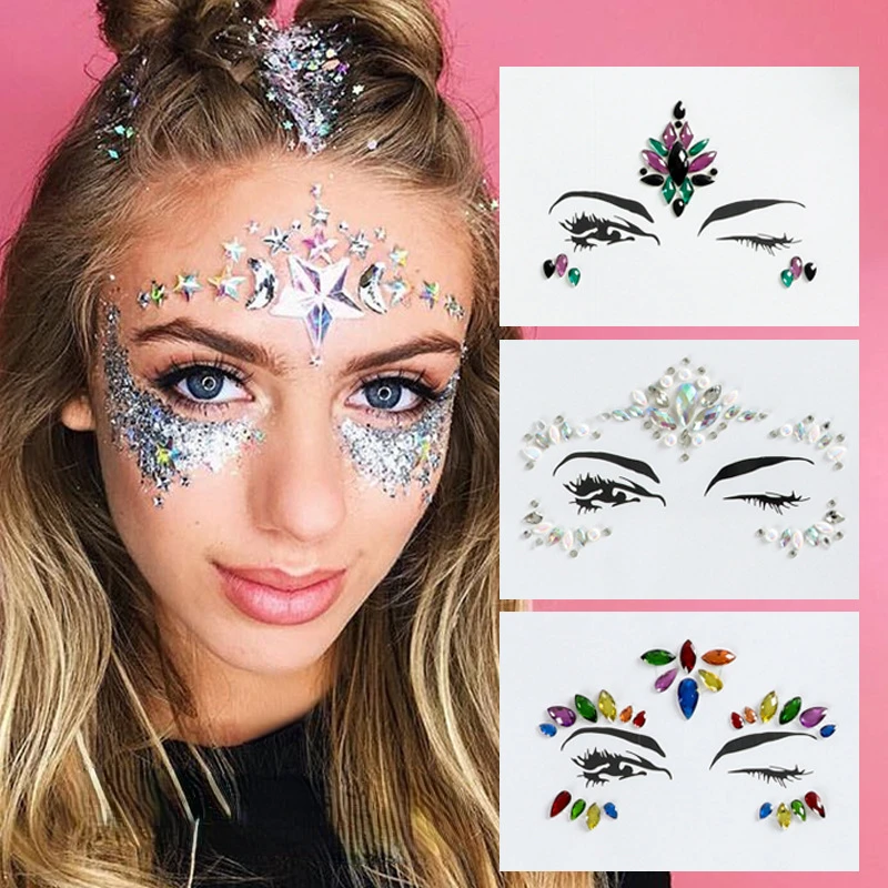 Crystal Face Jewels Tattoo Sti - Beauty Gems Makeup recension och pris