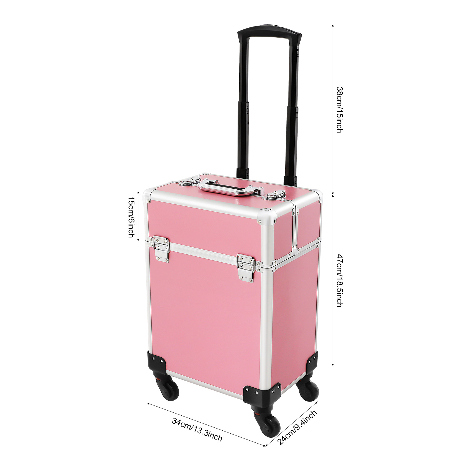 Rolling Makeup Train Case Cosm - Makeup And Beauty recension och pris