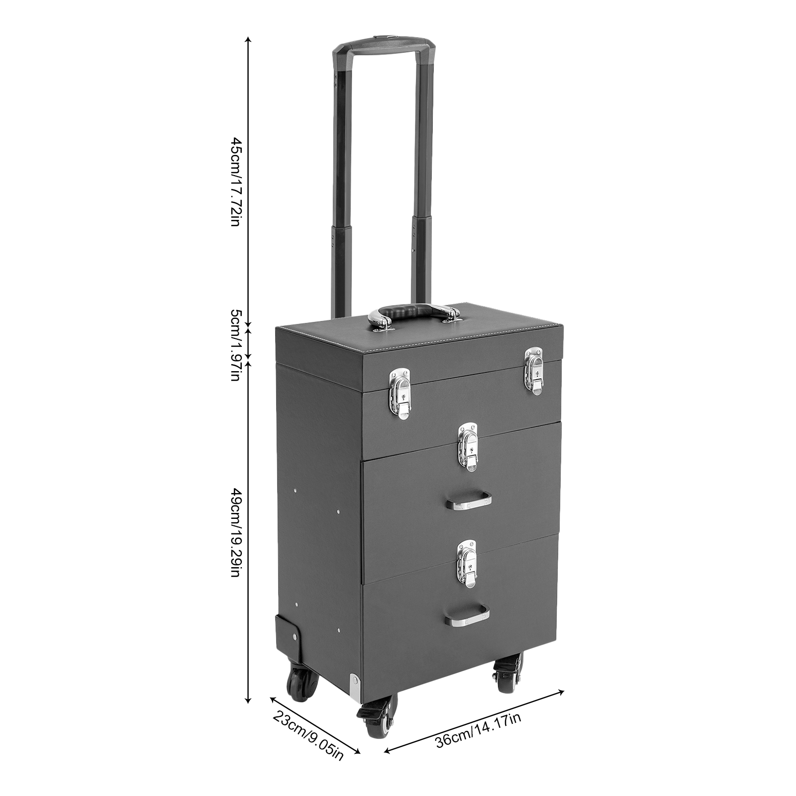 Heavy‑Duty Wheeled Cosmetic St - Beauty Works Makeup recension och pris