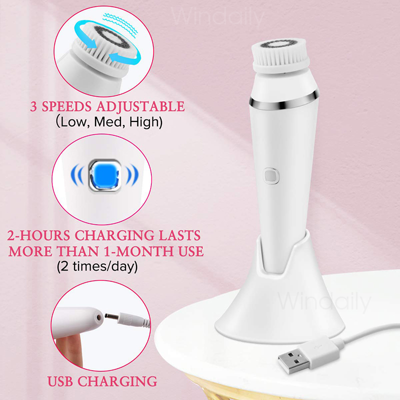 4 in 1 Electric Facial Cleansi - Electric Face Cleanser Brush recension och pris