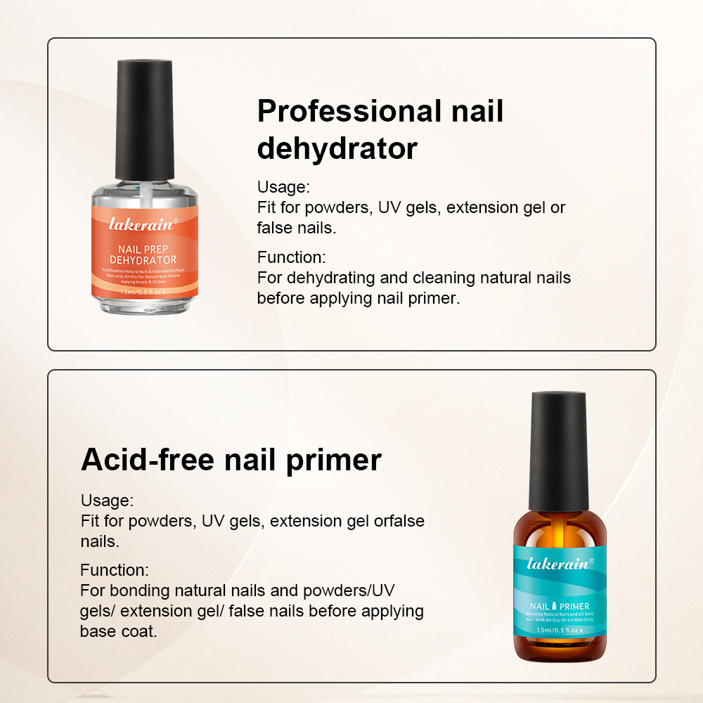 Nail Primer Set Fast Dry Prep  - Nail Dehydrator Primer recension och pris