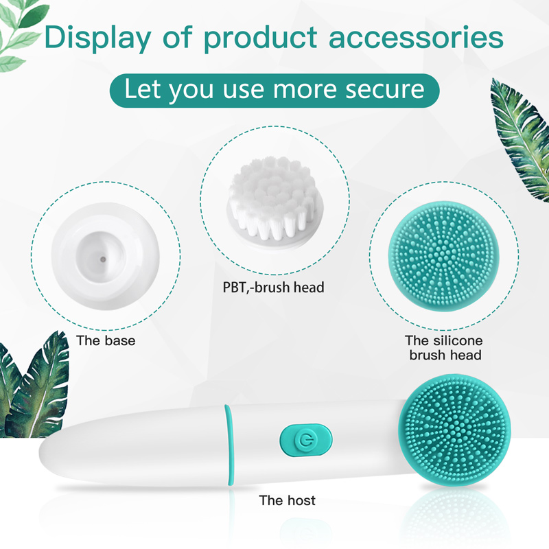 2 in 1 Face Brush Cleaning Ele - Electric Face Cleanser Brush recension och pris