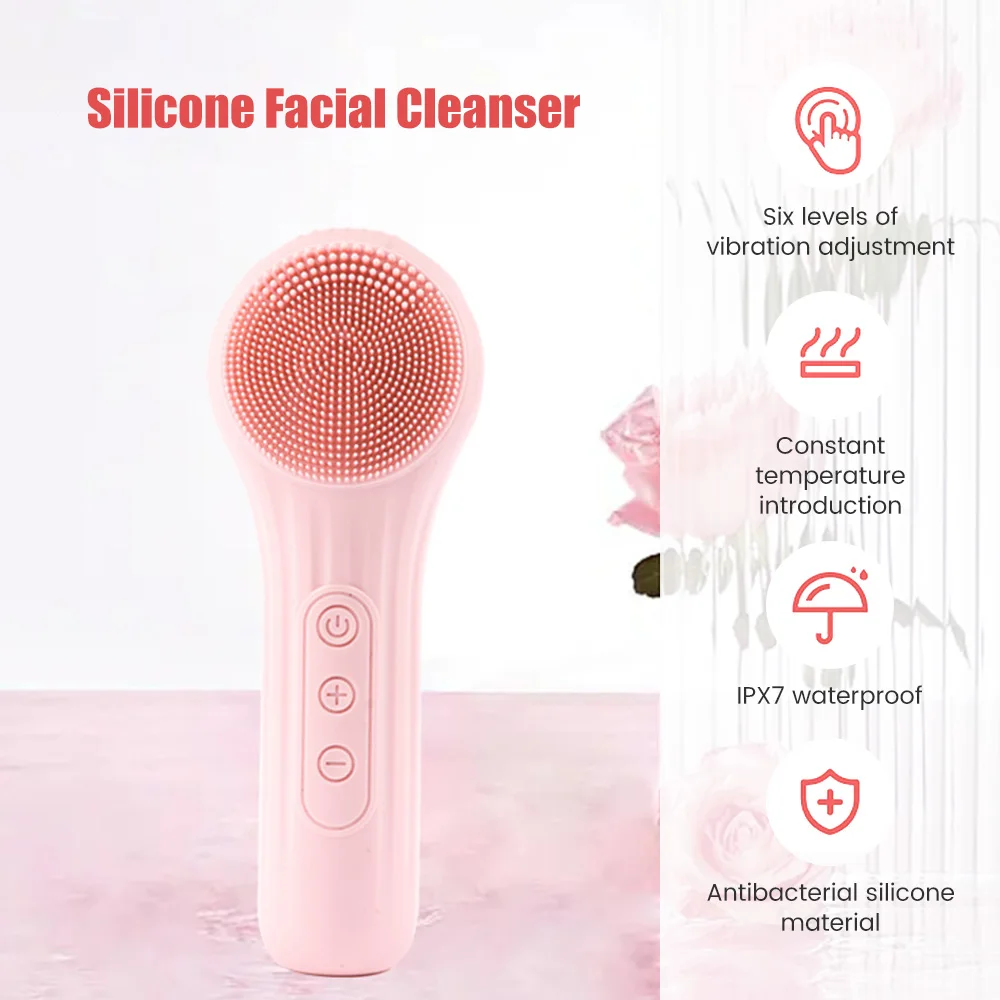 Sonic Silicone Facial Brush Cl - Electric Face Cleanser Brush recension och pris