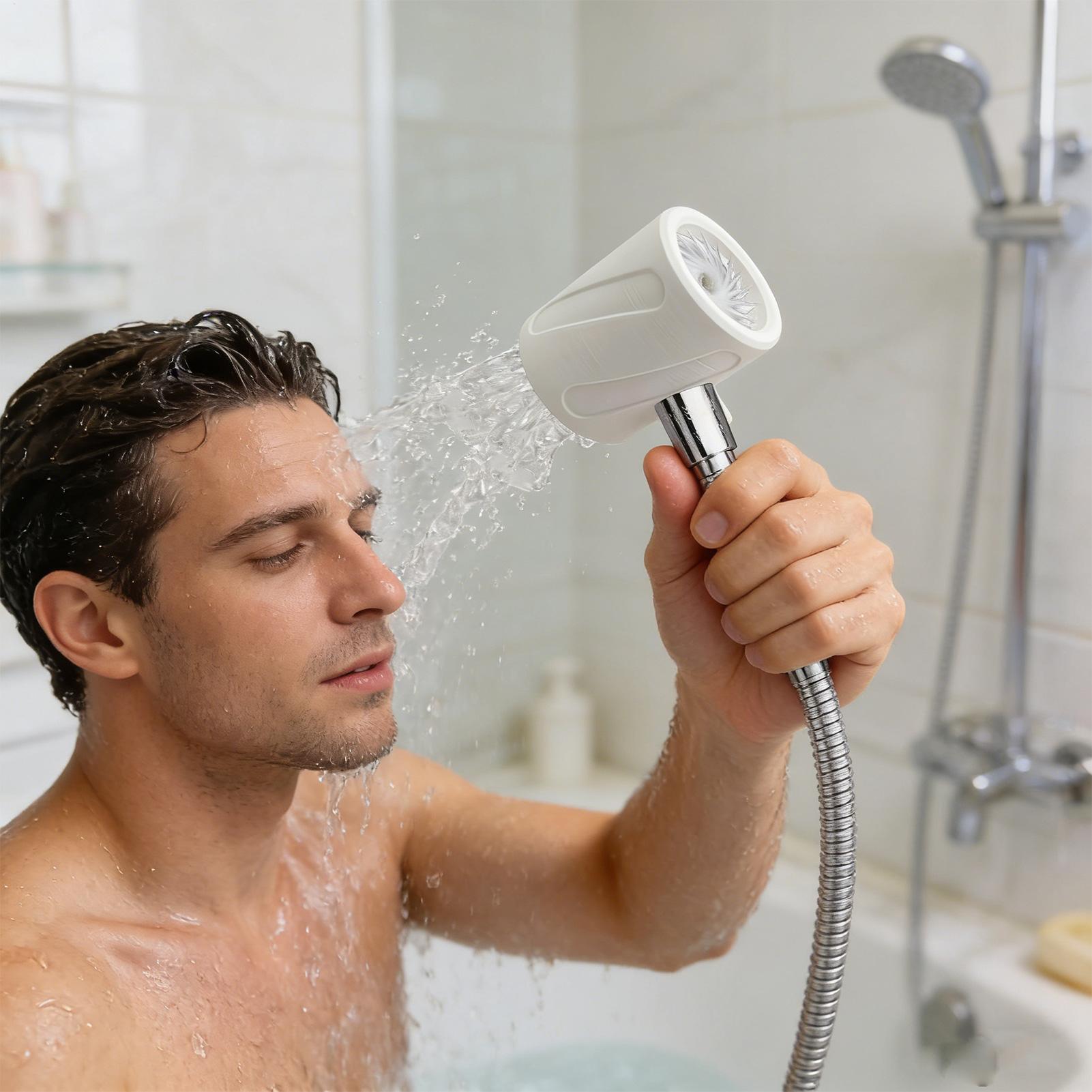 Men's Shower Head High Pressur - Hair Scalp Massager recension och pris