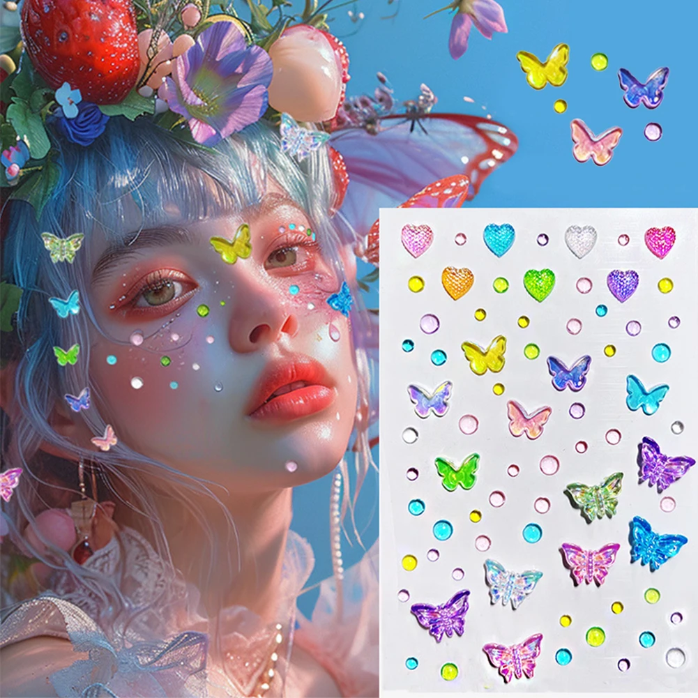 Crystal Rhinestone Butterfly G - Beauty Gems Makeup recension och pris