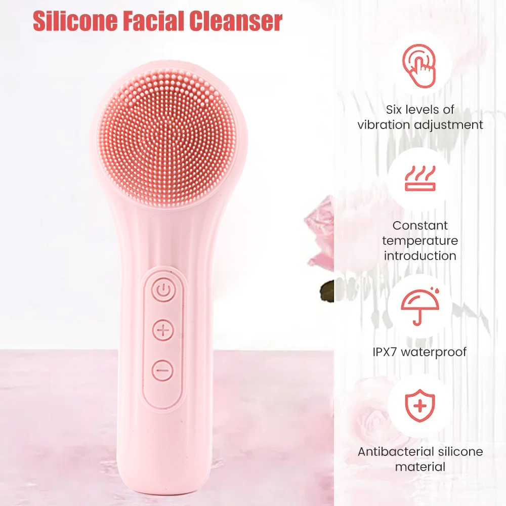 Ultrasonic Vibration Cleanser  - Electric Face Cleanser Brush recension och pris