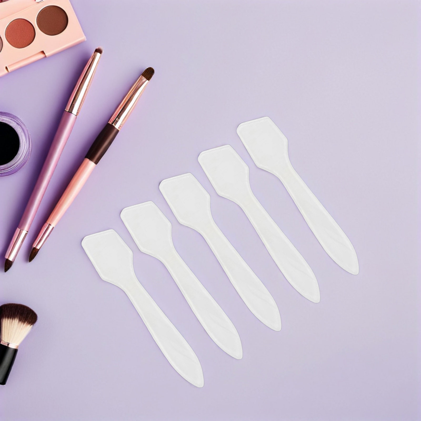 50Pcs Makeup Spatula Plastic S - Beauty Makeup Women recension och pris