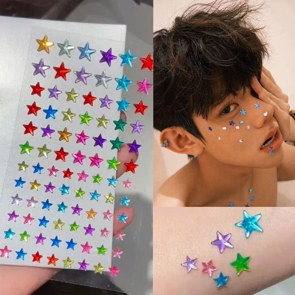 Self-Adhesive Face Rhinestones - Beauty Gems Makeup recension och pris