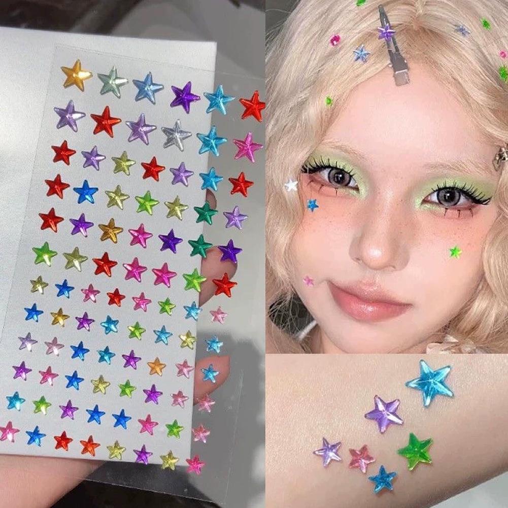 Self-Adhesive Face Rhinestones - Beauty Gems Makeup recension och pris
