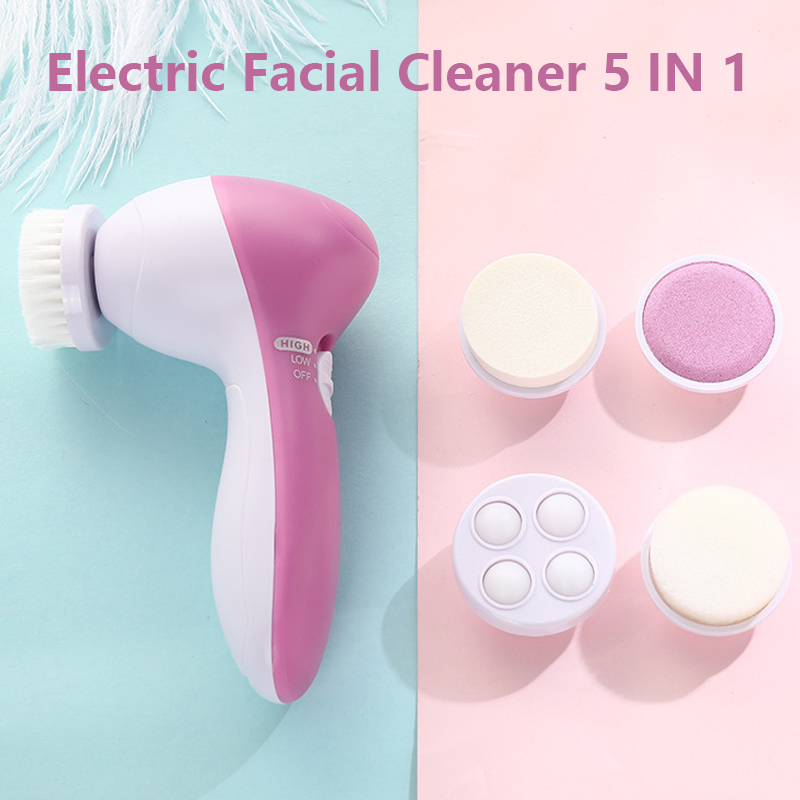 5 IN 1 Face Cleansing Brush Wa - Electric Face Cleanser Brush recension och pris