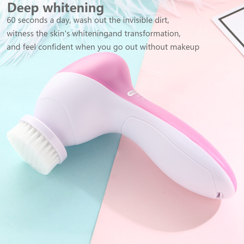 5 IN 1 Face Cleansing Brush Wa - Electric Face Cleanser Brush recension och pris