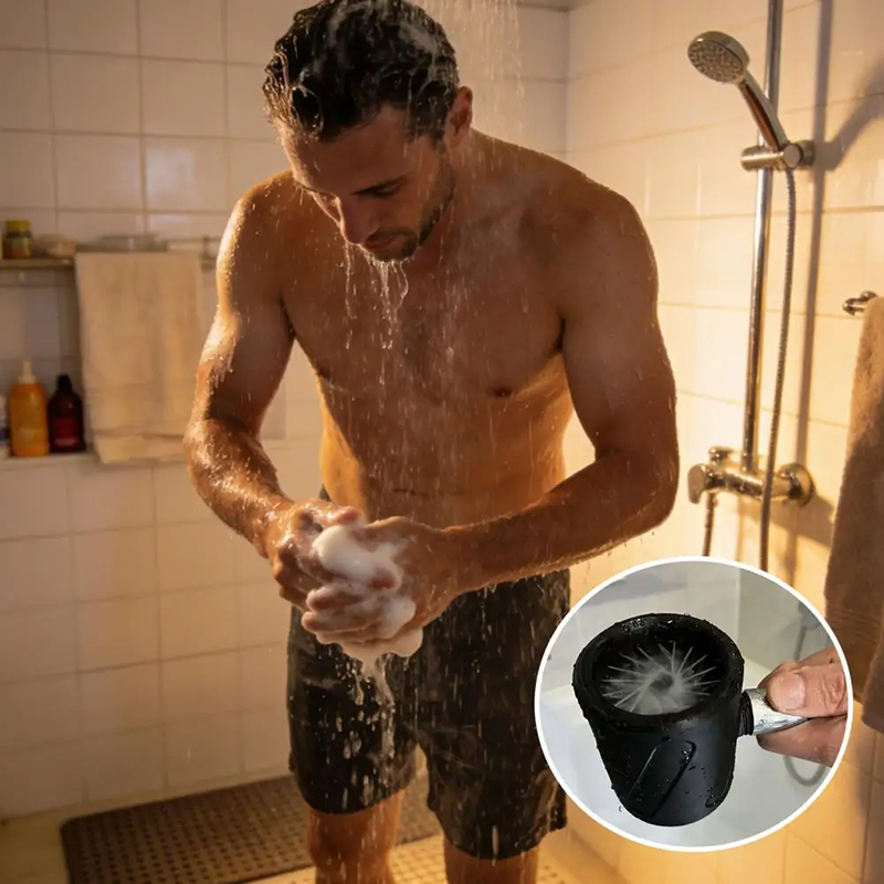 Men Shower Nozzle Powerful Ful - Hair Scalp Massager recension och pris