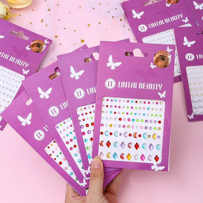 Hot Selling Face Gems Stickers - Makeup And Beauty recension och pris