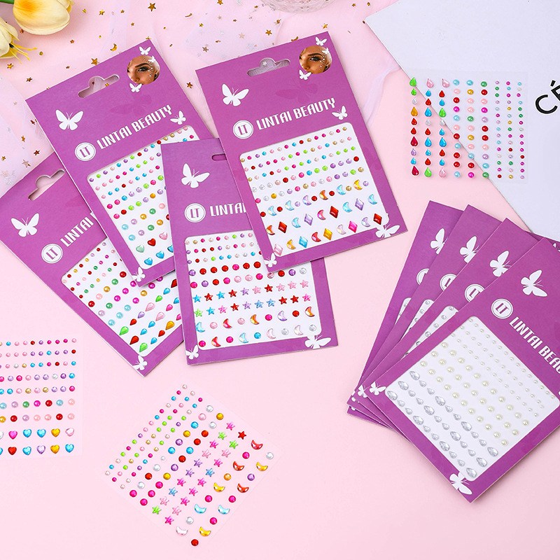 Hot Selling Face Gems Stickers - Makeup And Beauty recension och pris