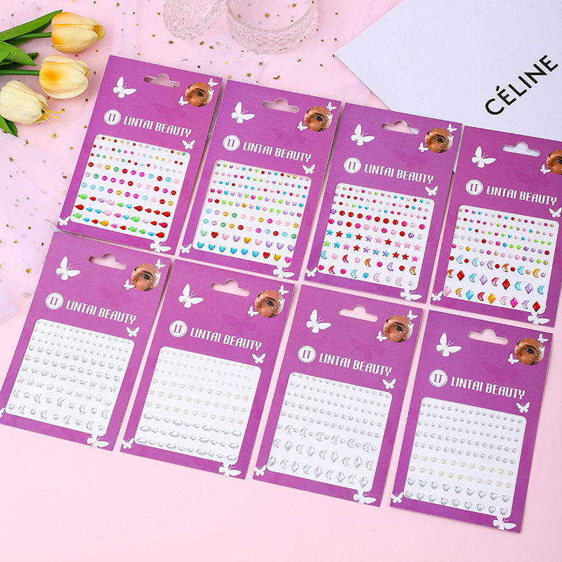 Hot Selling Face Gems Stickers - Makeup And Beauty recension och pris
