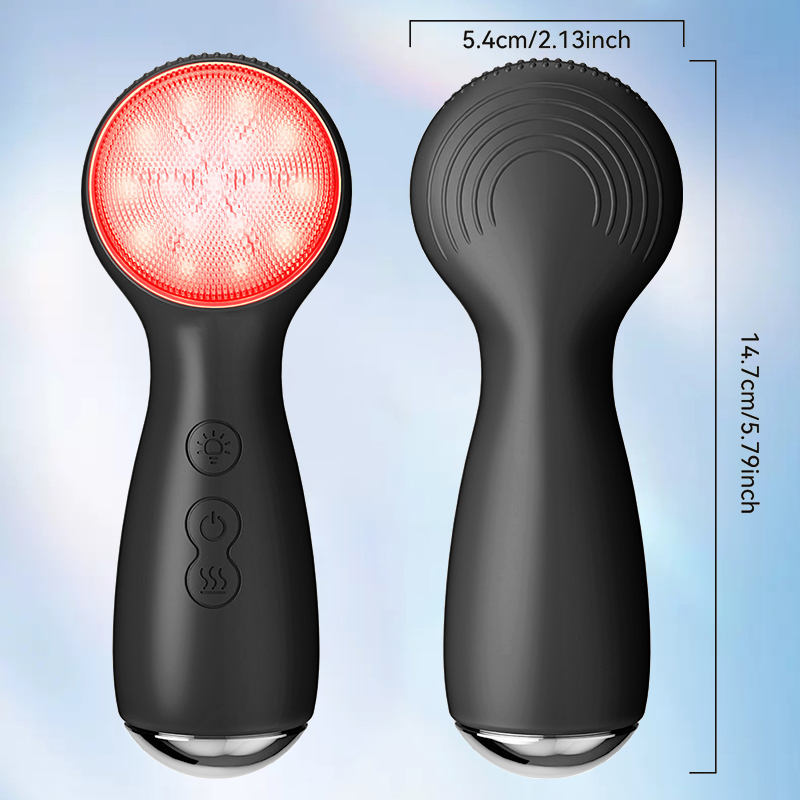 3 In 1 7 Colors LED Silicone F - Electric Face Cleanser Brush recension och pris