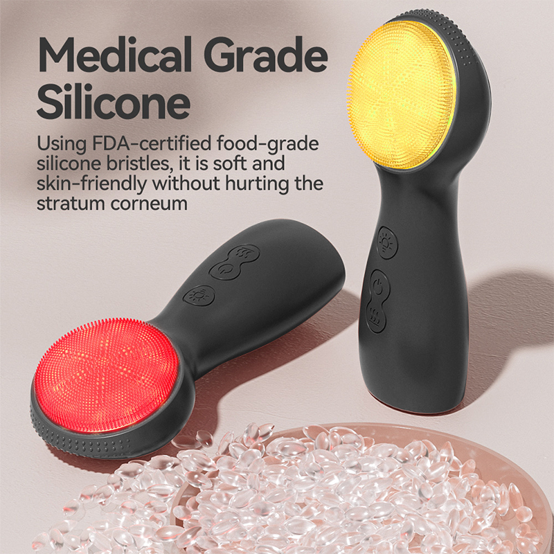 3 In 1 7 Colors LED Silicone F - Electric Face Cleanser Brush recension och pris