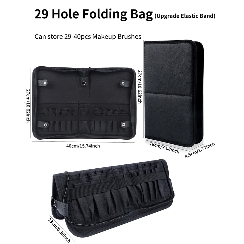 29/23 Holes Foldable Makeup Br - Beauty Makeup Women recension och pris