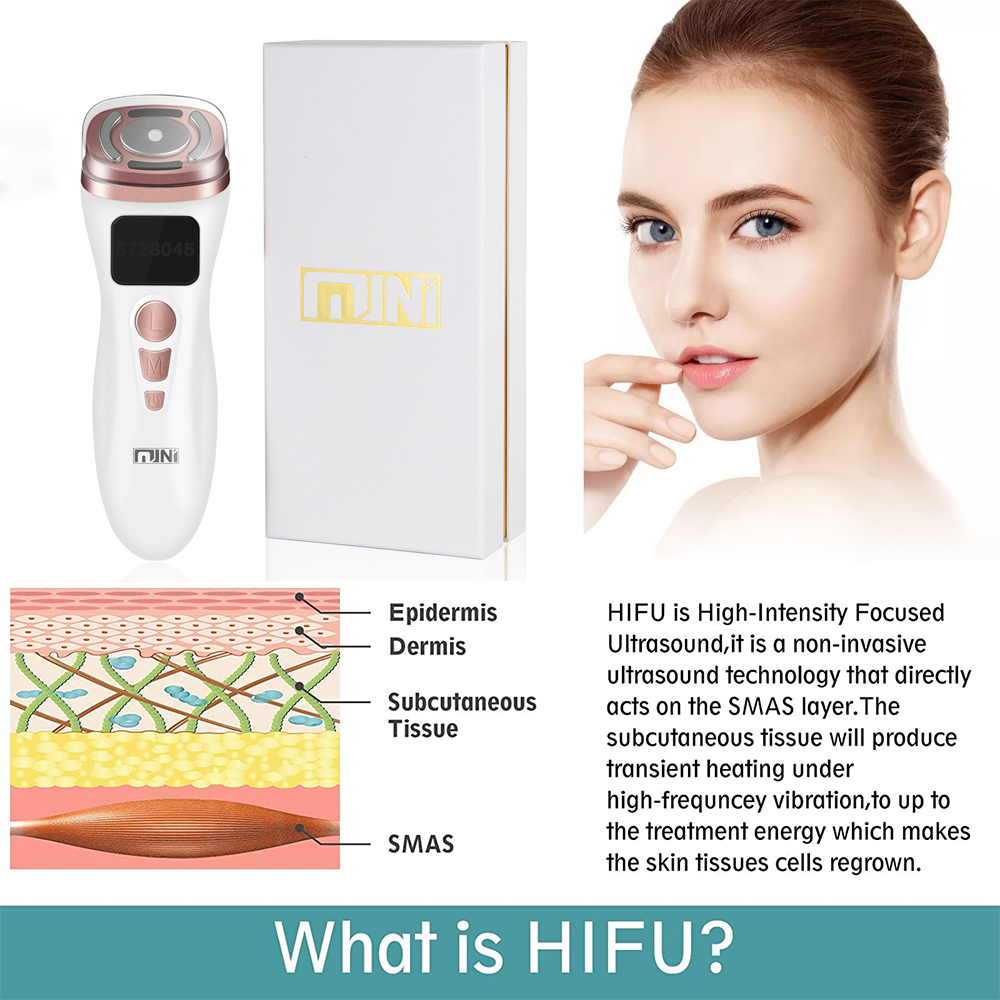 MINI Hifu 2.0 Machine Ultrasou - Electric Face Cleanser Brush recension och pris