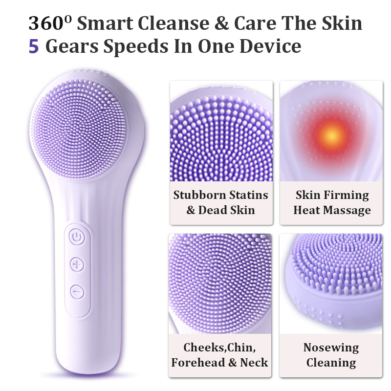 Sonic Waterproof Facial Cleans - Electric Face Cleanser Brush recension och pris