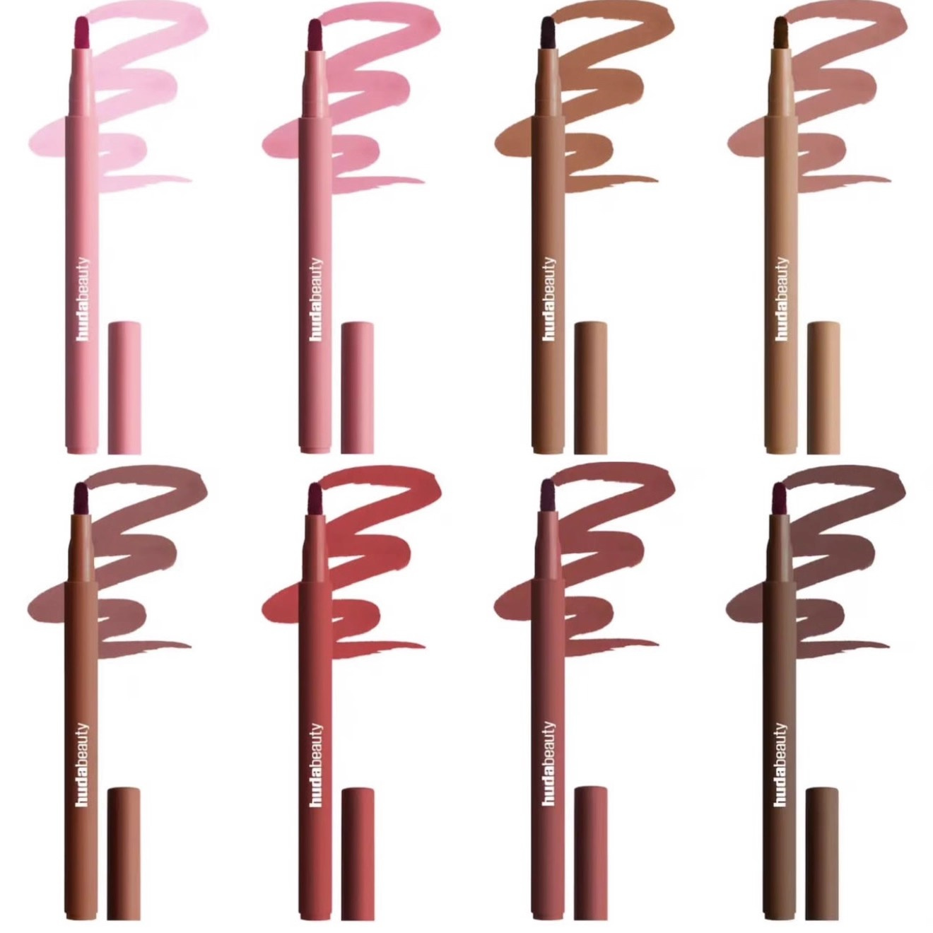 8Color Lip Liner Pen Set Long- - Huda Beauty Makeup Set recension och pris