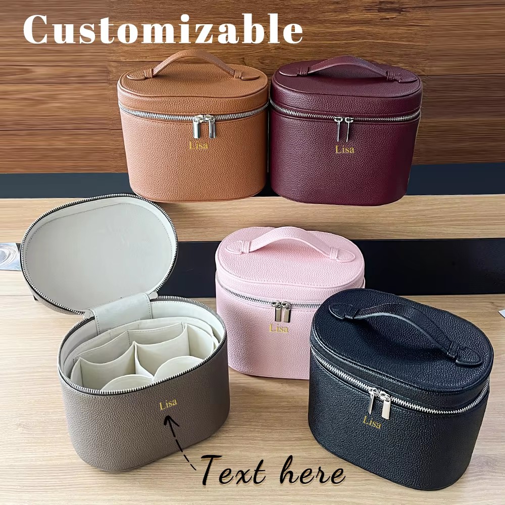 Large Capacity PU Leather Make - Beauty Makeup Women recension och pris